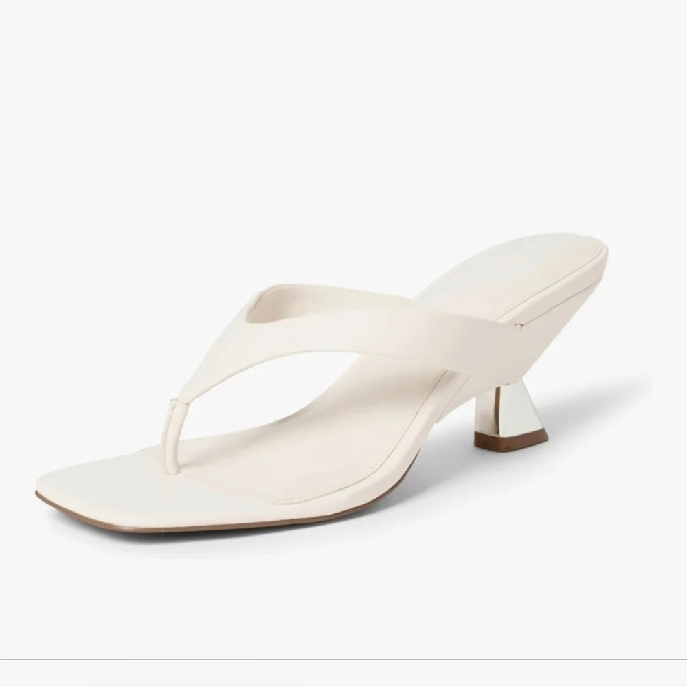 The Drop Women's Dakota Thong Scupted Heel Sandal #916, 919,